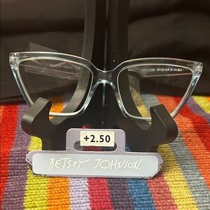 Betsey Johnson reading glasses